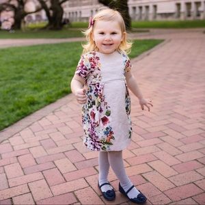 Zara girls floral dress